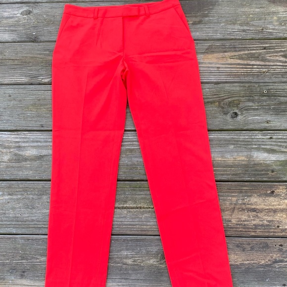 Gianni Bini Red trousers slacks professional pants size 0 - Picture 2 of 15